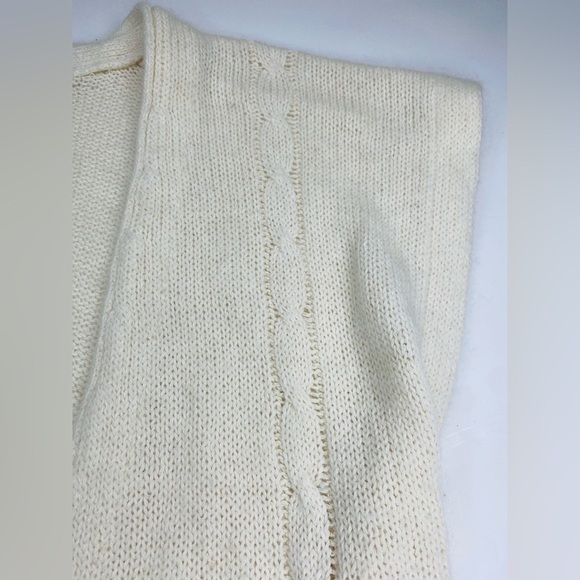 Vintage Liz Baker Angora Rabbit Hair Silk Neutral Minimalistic Sweater Vest 18W - Picture 3 of 11